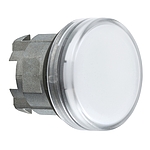 파일럿 라이트 헤드(22mm, White, Round, Smooth, Metal, ZB4BV013)