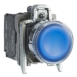 조광 푸쉬 버튼(22mm LED 1NO/1NC Maintained / Momentary Action, Blue, XB4BW36G5)