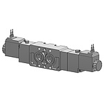 5포트 파일럿 베이스배관 솔레노이드 (RDSN3000, Closed Center, AC24V)