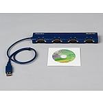 USB to 4포트 RS-232 컨버터 (Multi-4/USB RS-232/Male/V4.0)