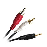 스테레오 (M) to 2RCA (M) 케이블 (NX-1ST2RCA)