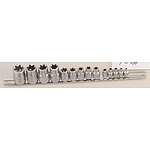 1/4&3/8&1/2인치 6각 별소켓 레일세트 (TX-23414)