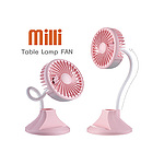 Milli LED 탁상 미니 선풍기 2,000mAh