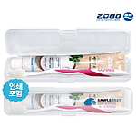 PP잠금 베이킹소다치약90g+2080칫솔정품 세트 [칼라인쇄]