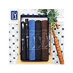 PGA 2단 엠보, 완전자동우산+죽사타올세트