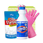 무균무때 유한락스 고무장갑32cm 3종
