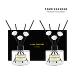 포시즌 플라워 디퓨저 블랙라벨 200ml X2 미니로즈 화이트