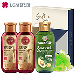 리엔 로열젤리 샴푸 200ml 리엔 로열젤리 린스 200ml 온더바디 바디워시 200g 샤워볼