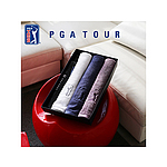 PGA 2단 자동엠보 우산+ 죽사타올세트
