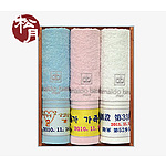 송월 아놀드바시니 미리내칼라전사 수건 110g 3P세트