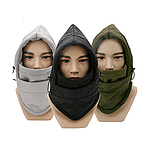 패딩 후드 넥워머