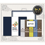 추석 띠지 감사장세트 송월 카운테스마라 센치40 세면타월 5매세트