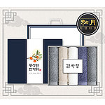 추석 띠지 감사장세트 송월 코마40수 160g 호텔타월 5매세트