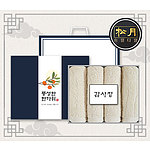 추석 띠지 감사장세트 송월 친환경 나무40 세면타월 4매세트