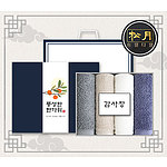 추석 띠지 감사장세트 송월 코마40수 160g 세면타월 4매세트
