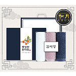 추석 띠지 감사장세트 송월 코마40수 180g 3매세트