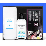 코로나 생활안심세트 V301-송월 항균타올1P 손소독제500ml 니트릴장갑 코로나세트