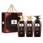 아모레 려 흑운 모근영양 샴푸 2개 컨디셔너 1개 500ml 3종 세트 케이스 포함