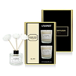 레스쁘리 3P 선물세트 B 미니로즈 디퓨저 50ml, 3oz 소이캔들 2입