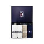 PGA 3단완자 엠보선염바 130g타올 4p세트 소