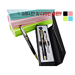 투링블랙금장 리필심 바닐라사각케이스