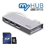 USB 허브 3단 카드리더기겸용