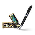 로트 자개USB(64G) + 자개볼펜