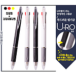 유로2plus1흑백볼펜