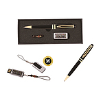 워터펜블랙과 가띠메탈 한글자모음자개USB 16GB