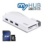 USB 허브 3단 카드리더기 겸용