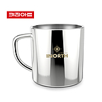 키친아트 이중 스텐 컵 300ml