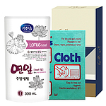 무궁화 키친솝 연잎 주방세제 리필 300ml 독일칼라행주