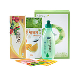 CJ 참그린 식물 베이킹소다 위생백 수세미 행주 5종