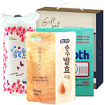 참그린 순수발효 곡물 주방세제 리필 300ml 행복들이 롤키친타올 70매 1P 독일 칼라 행주