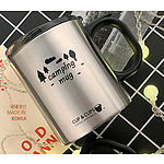컵앤컵스 캠핑머그 스텐 머그 컵 440ml
