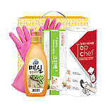 고무장갑32cm 참그린매실300용기 크린백 키친타올 4종 중