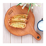 마호가니 손잡이원형 도마