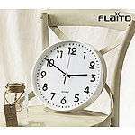 플라이토 입체 무소음 원형 벽시계 30cm