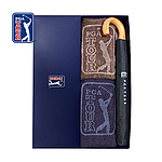 PGA 2단자동 블랙우드핸들 170g 죽사타올 2P 세트