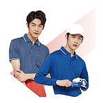 쿨론 카라 2선 반팔장팔