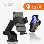 [리큐엠] 15W 차량용 고속무선충전기 CW370, qi인증