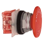Emergency Stop, 30mm, metal, red, Ø 57mm snap-in plastic mushroom, 10 A, T-K, spring return, marked, 1 NC(하모니 9001K, 9001KR5R05H6)