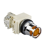 푸시버튼 30mm, flush spring return, 24 V, 1OC(하모니 9001K, 9001K3L35LYAH13)
