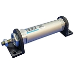 표준형 원형 저유압 실린더 (튜브내경 32mm, 1산 너클조인트, 행정거리 50~300mm)