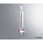 원통형 분액 깔때기 PTFE 콕 눈금 유 하부 섭합 없음