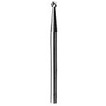 초경도 바 (샹크 직경 3mm) (구형) (롱 샹크 : 100mm) 올 초경도 (W 컷)