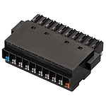 PCB 플러그인 커넥터 암형 플러그(BL-I/O 3.50/10F NPN LED SN BK BX)