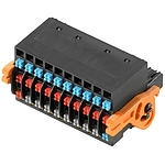 PCB 플러그인 커넥터 암형 플러그(BL-I/O 3.50/30LR PNP LED SN BK BX)