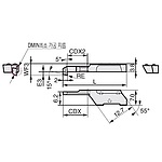 내경 선삭가공 타이니툴 (KBMZ R AC1030U)