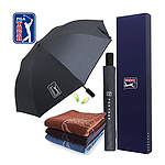 PGA 2단자동 블랙메탈 170g죽사타올 세트